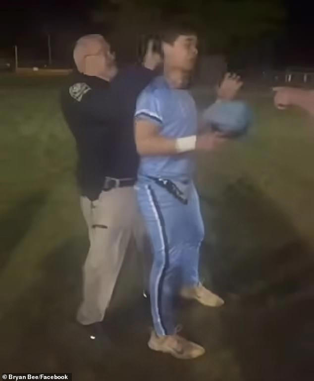 Shocking moment school cop smacks young baseball player in the head ...