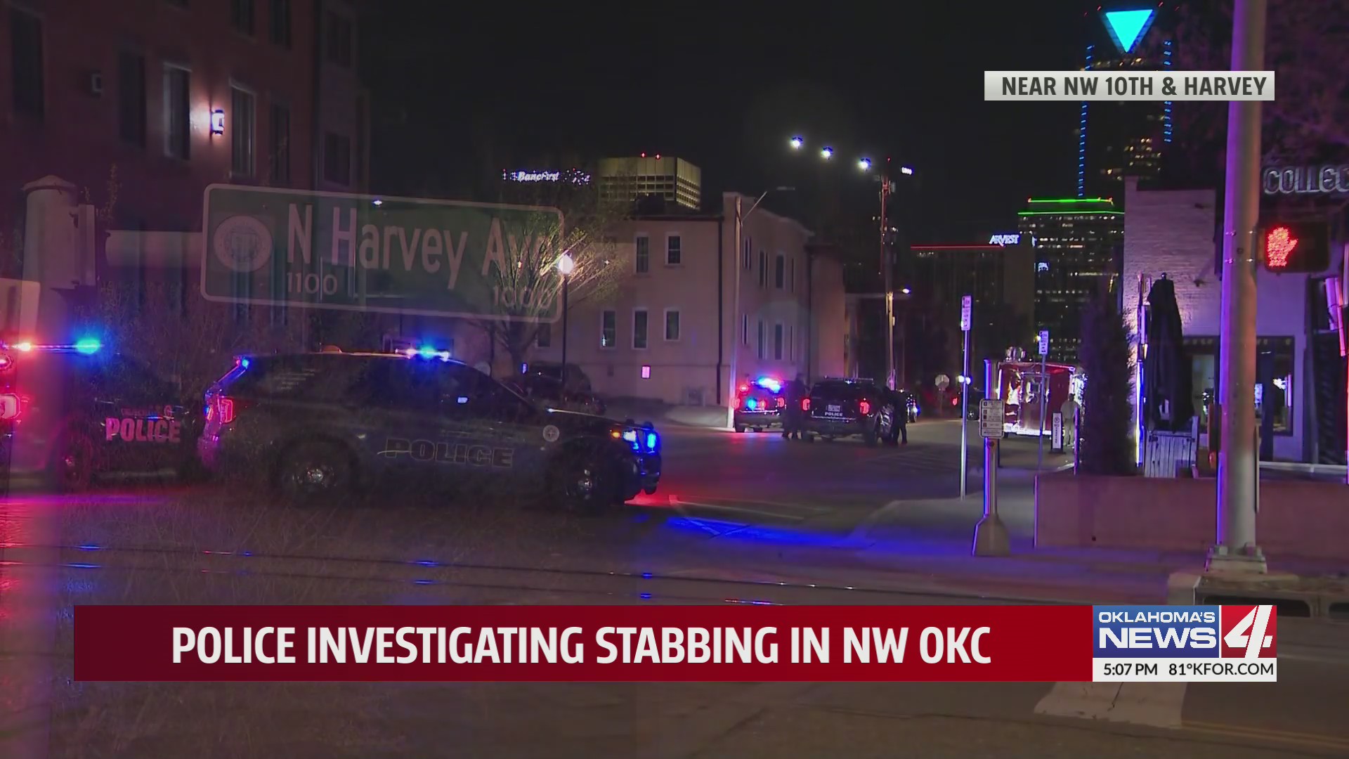 Police investigating stabbing in NW OKC