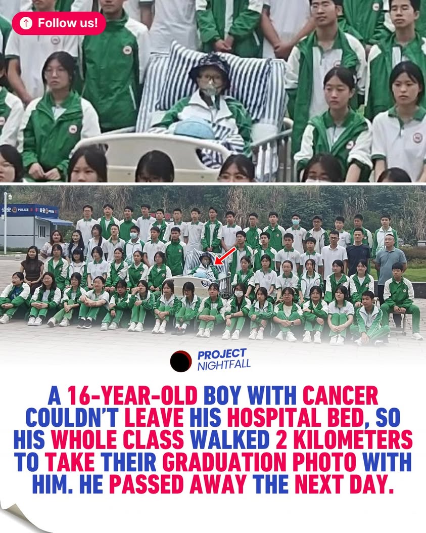 A final embrace: Classmates bring graduation to dying teen hours before ...