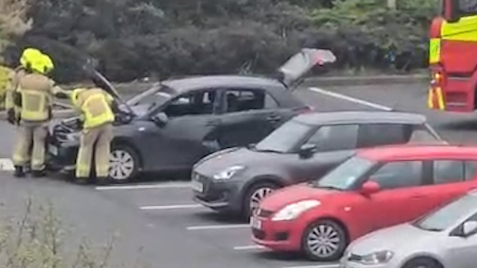 Witness describes 'loud explosion' in retail park that's left one in ...