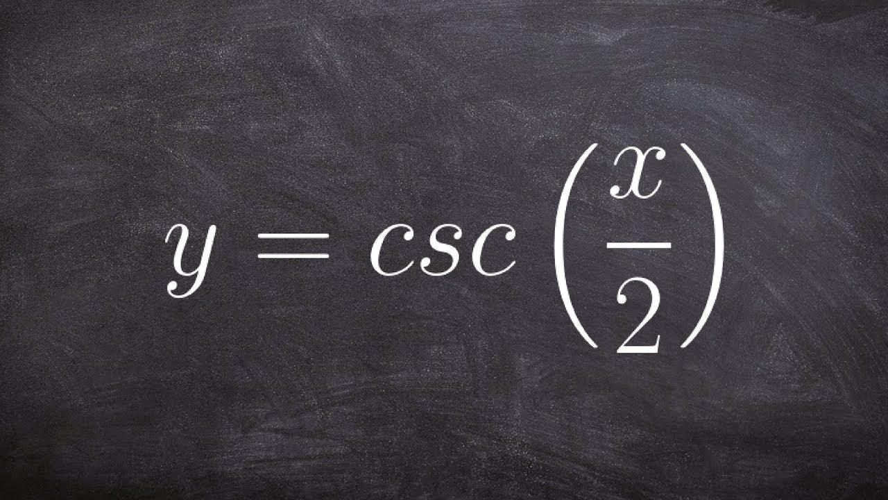 Learn how to identify the asymptotes of a CSC function