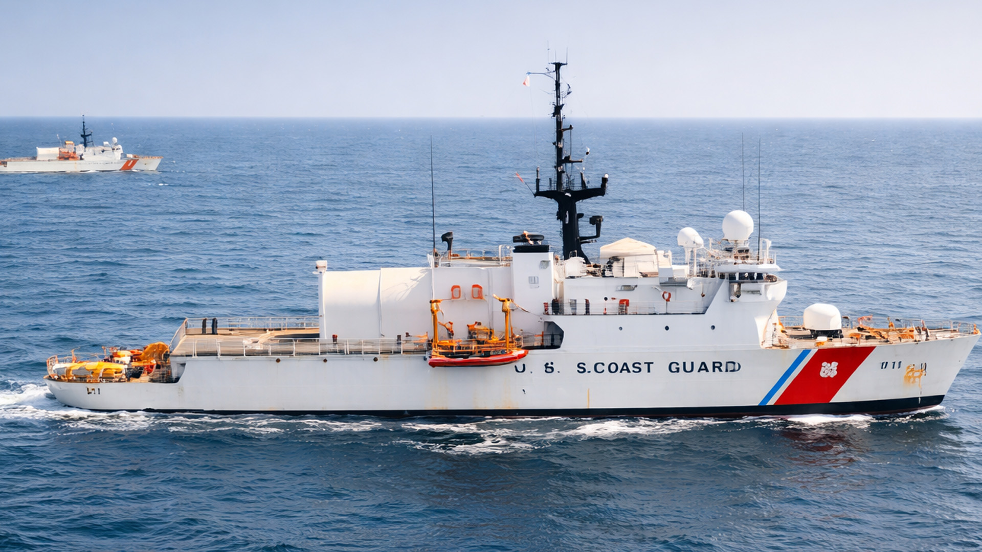 US Coast Guard conducts patrol operations in the Pacific