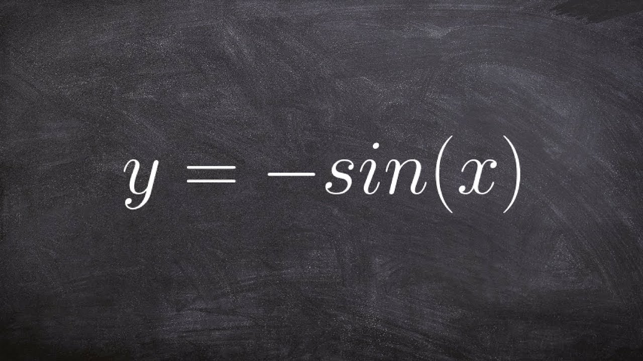 Graphing the sine function with a reflection over the y axis