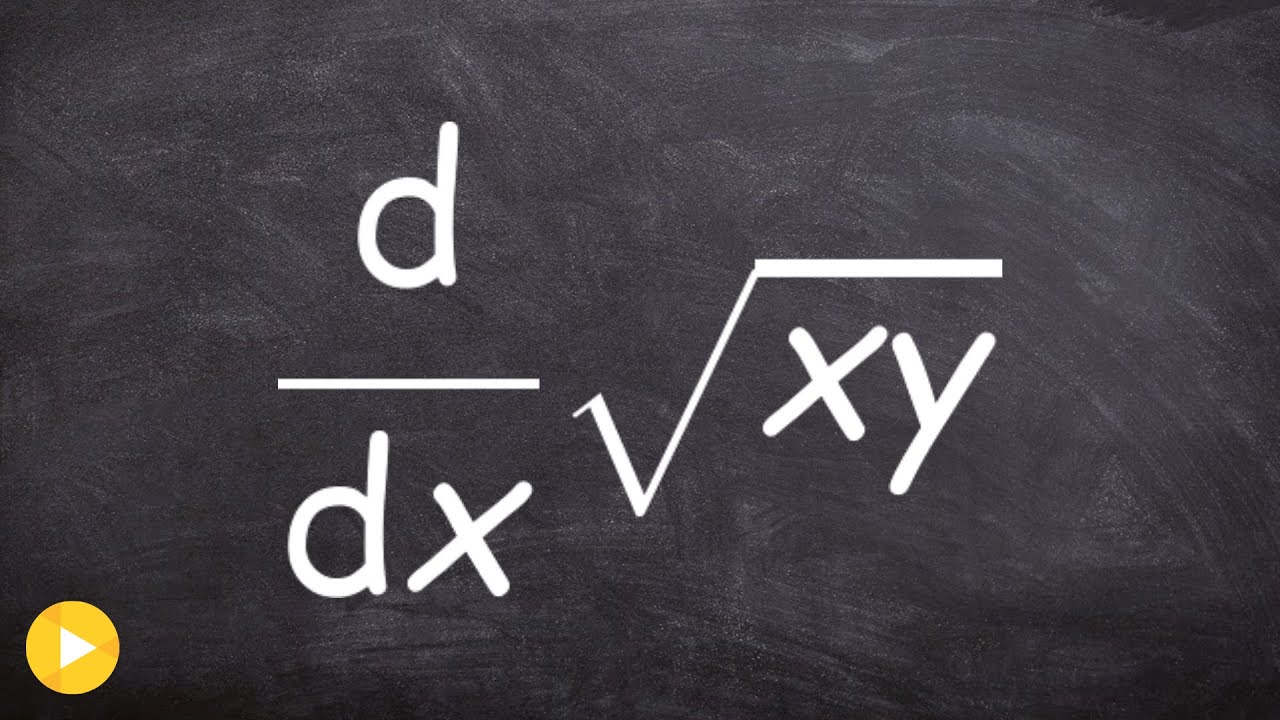 How to use implicit differentiation with the square root for chain and ...