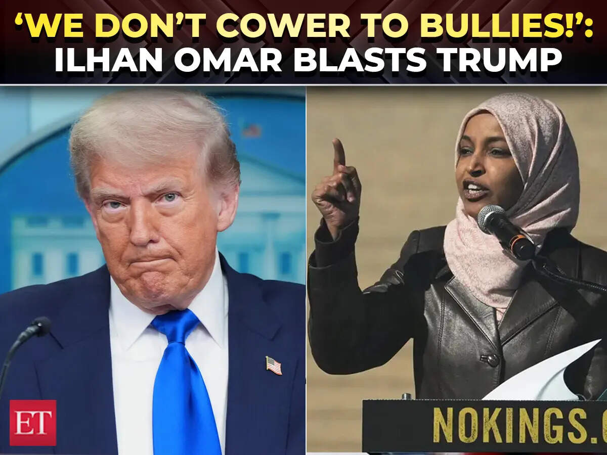 'Creeping authoritarianism!': Rep. Ilhan Omar tears into Trump at No ...