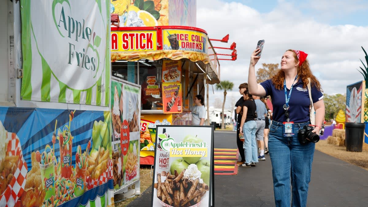 When the Florida State Fair is your job, perks include deep-fried Oreos