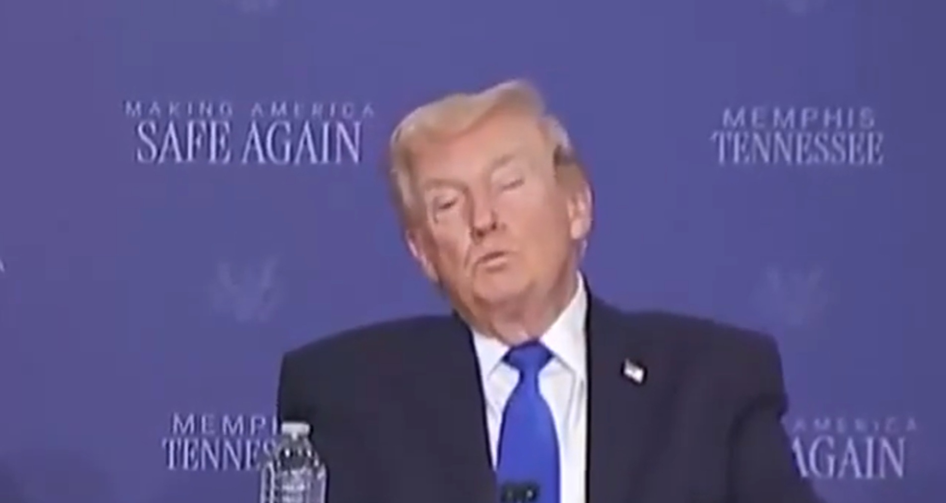 Trump’s Bizarre Sleepy Eye Movements Goes Viral