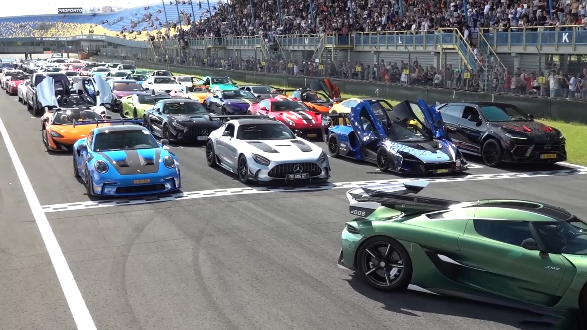 A rare hypercar collection you do not see often