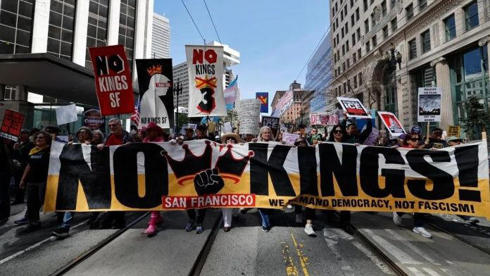 No kings: millones protestan contra Trump en EU