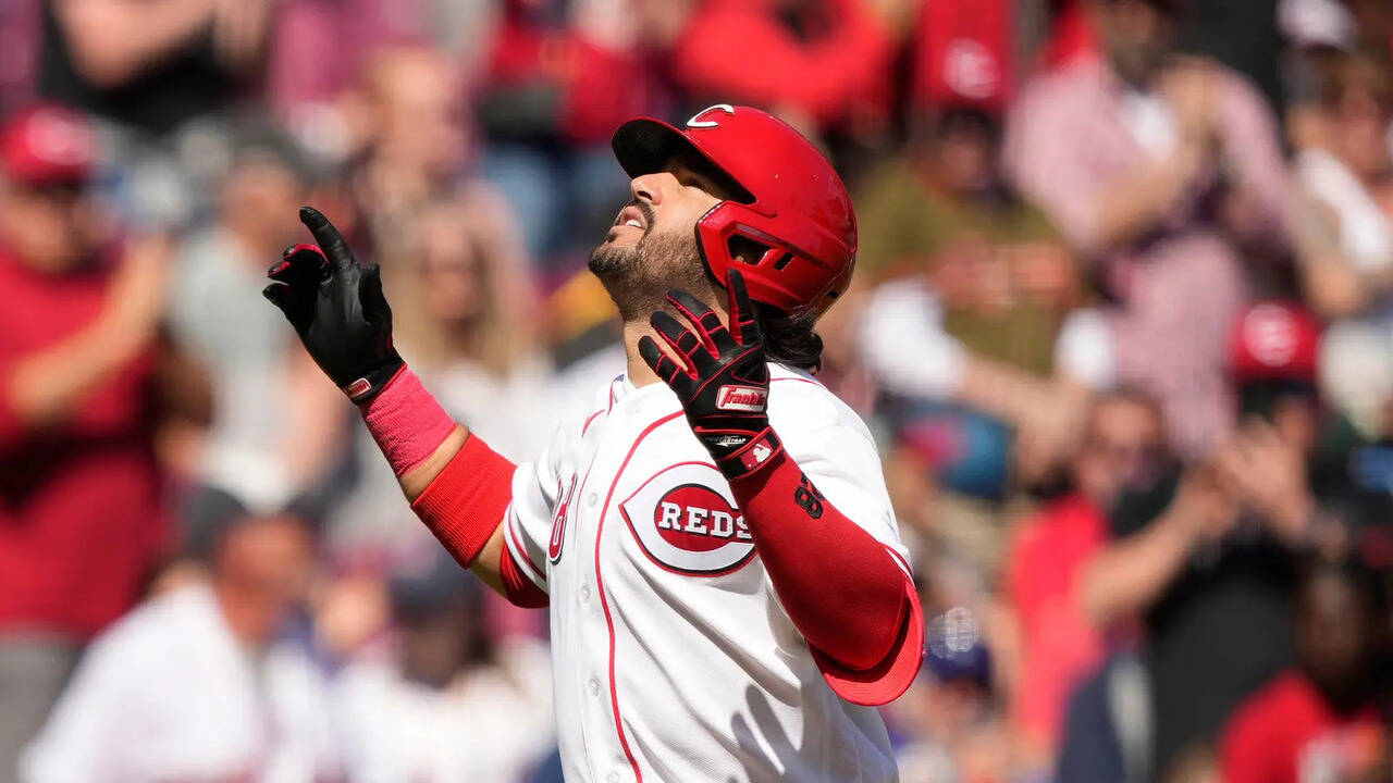 Eugenio Suarez powers Reds to series victory over Red Sox with three ...