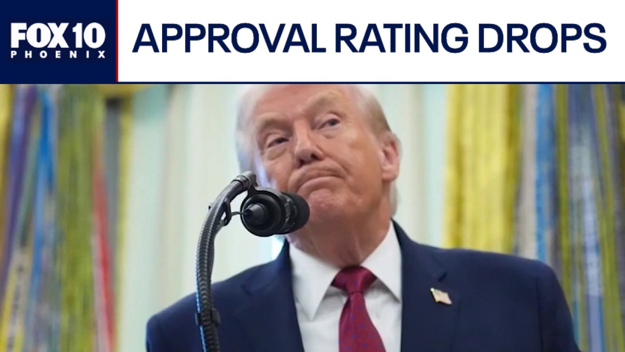 Trump approval rating takes a hit amid Iran war