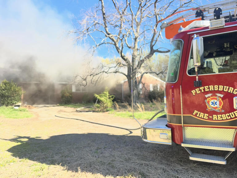 Petersburg house fire under investigation as possible arson