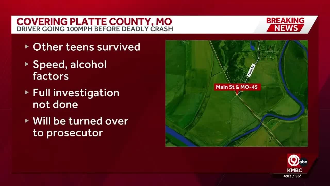 Platte County authorities say speed, alcohol may have been factors in ...