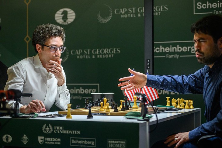 'Thần chớp' Nakamura thất bại ngay tại vòng 1 giải tranh ngôi vua cờ