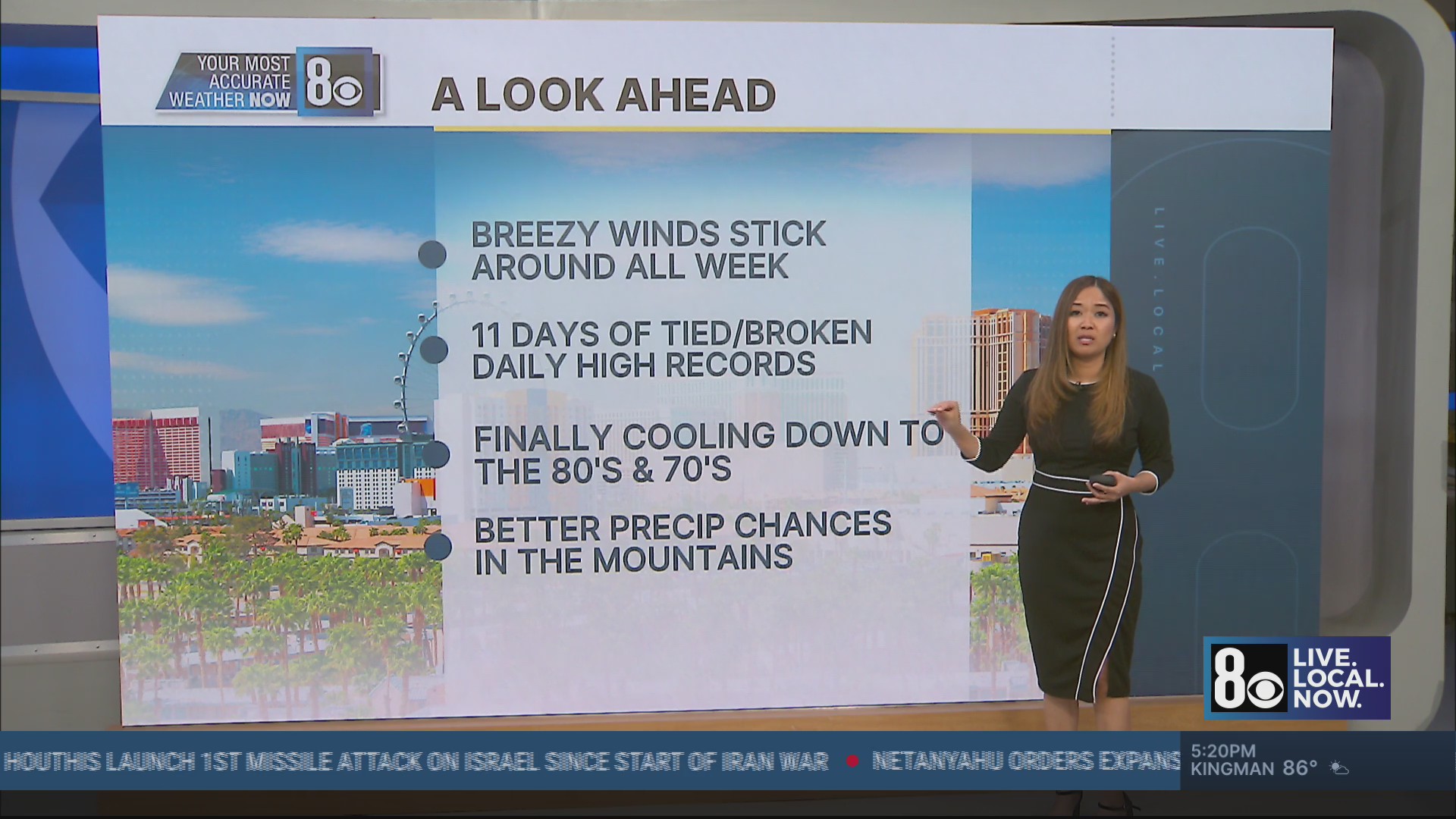 Las Vegas winds return as spring weather pattern shifts