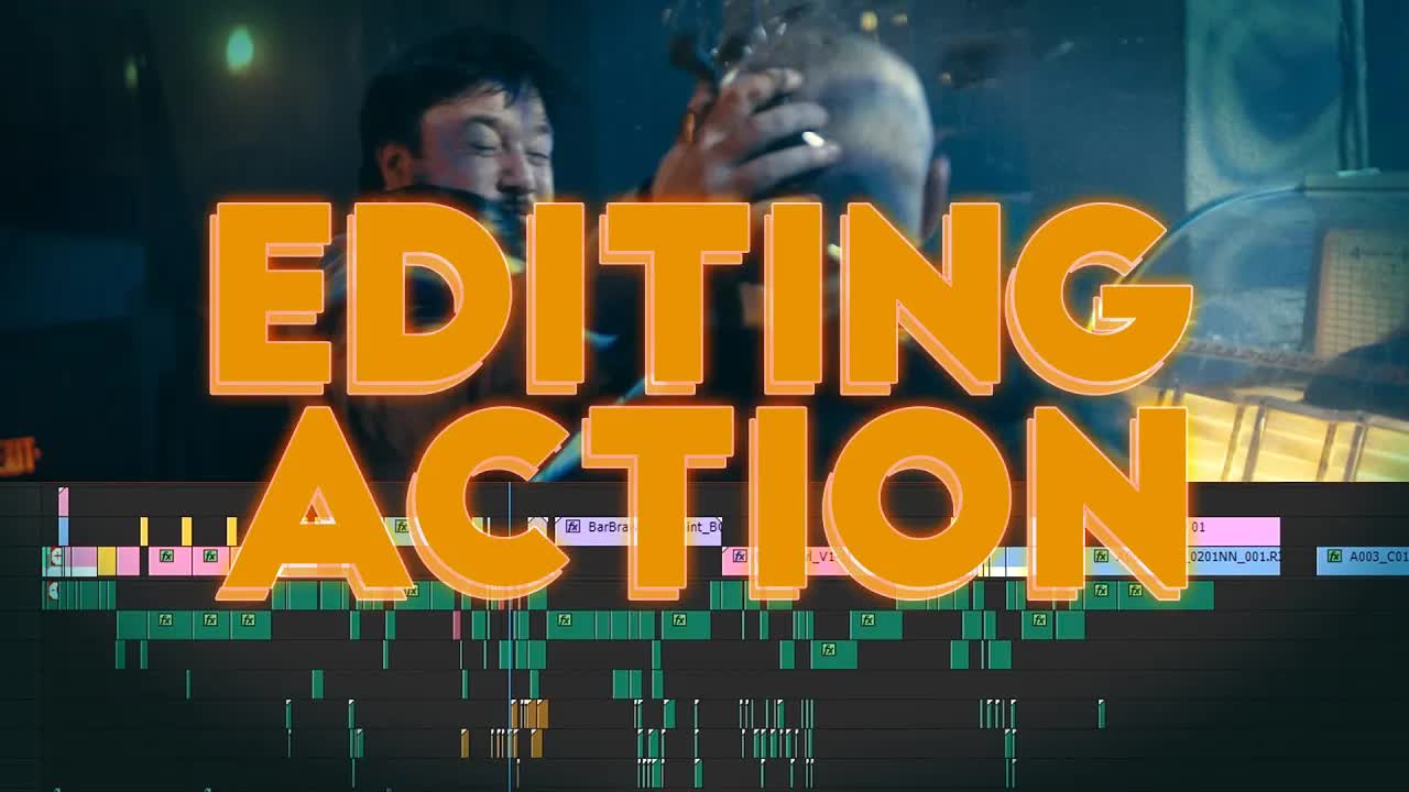 Editing an action scene