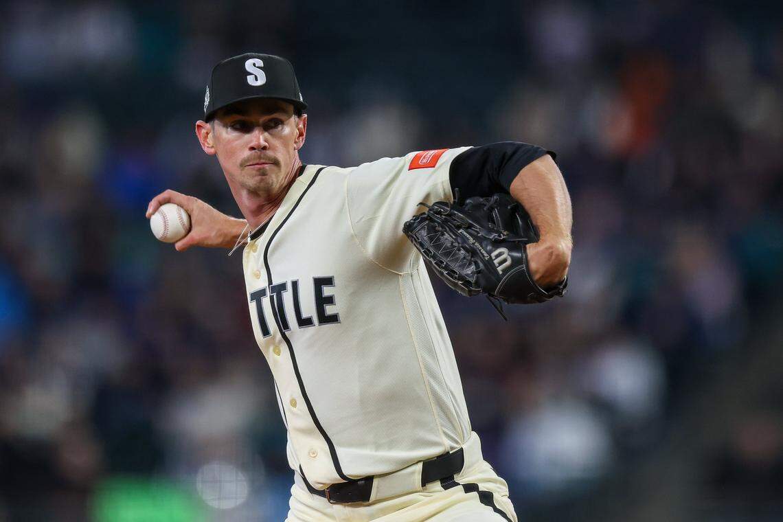 Hancock tosses six no-hit innings, Mariners blank Cleveland in series ...