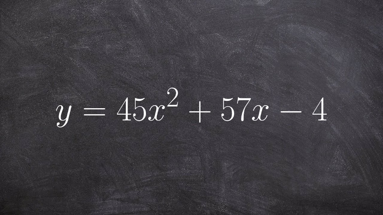 Solving a quadratic using quadratic formula with two real solutions