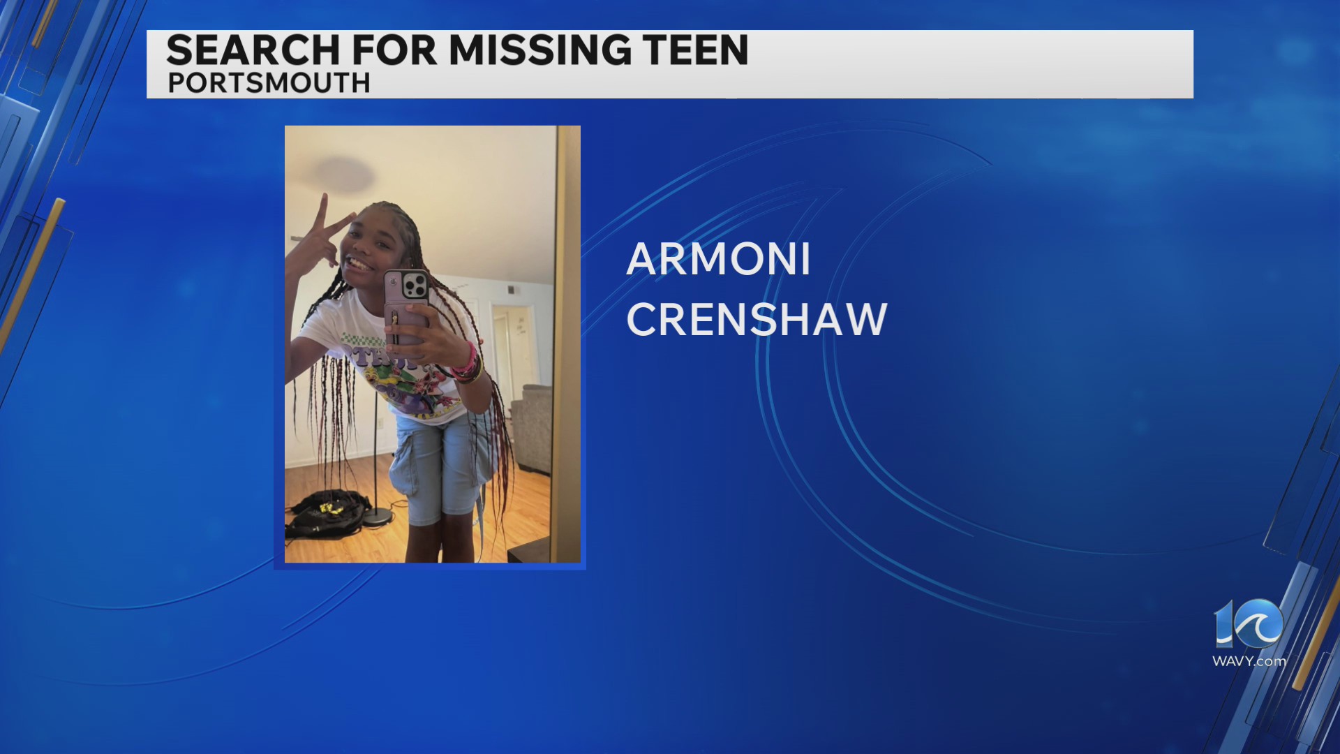 Missing 13-year-old: Portsmouth police seek help finding Armoni Crenshaw
