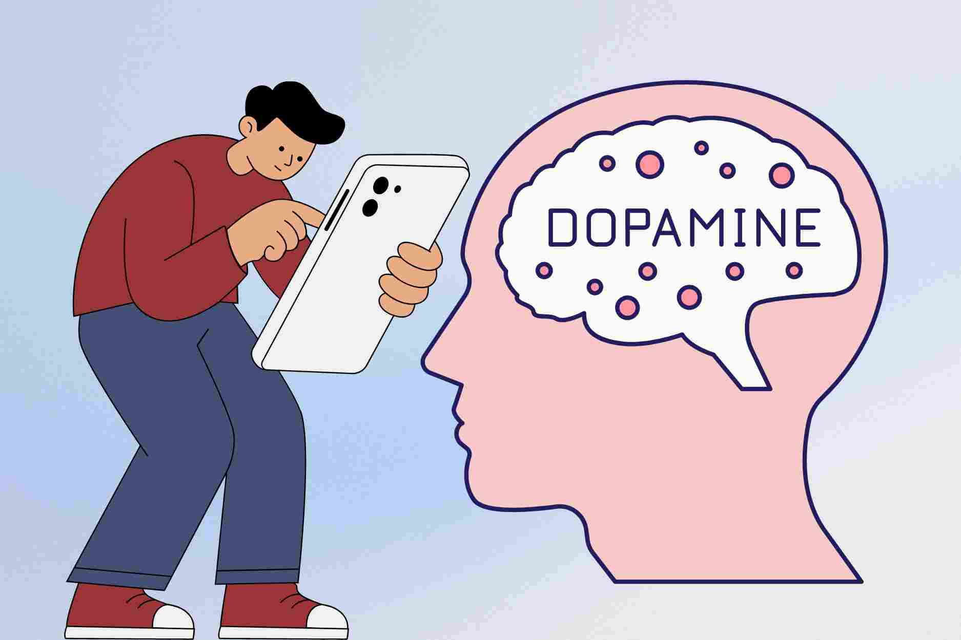 Dopamine và cái bẫy lướt điện thoại vô thức