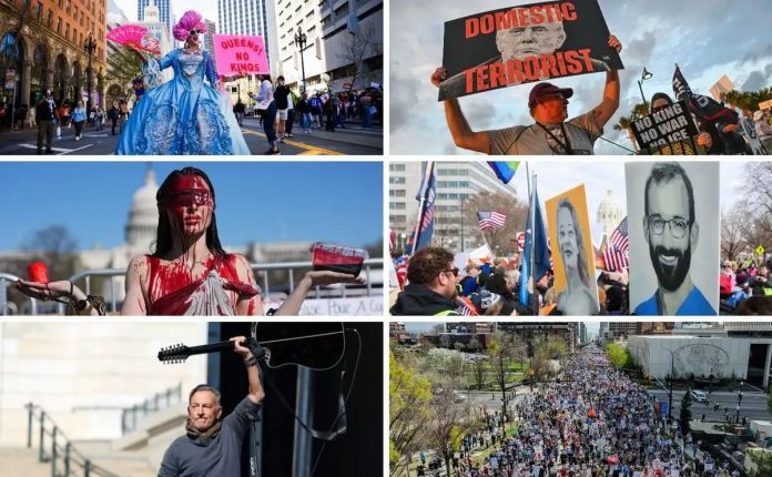 No kings: millones protestan contra Trump en EU