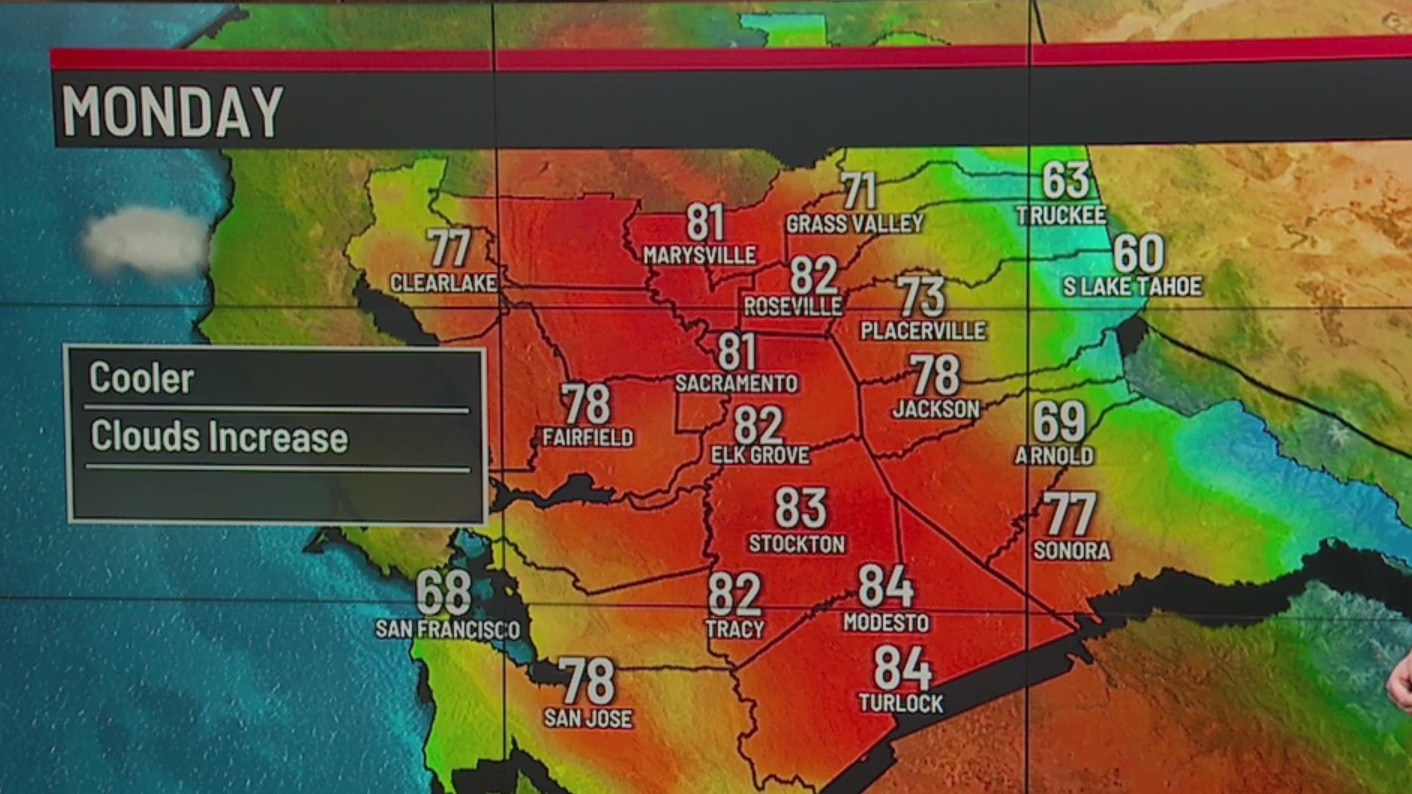 Sacramento region to see temperatures in the 60s