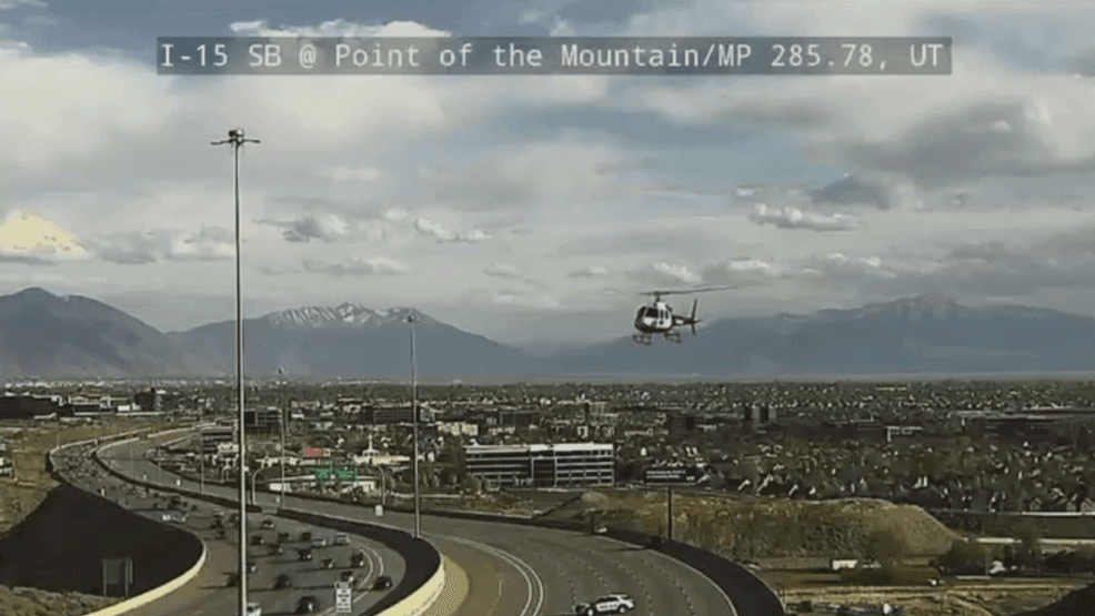 Southbound I-15 closed at Point of the Mountain after motorcycle crash