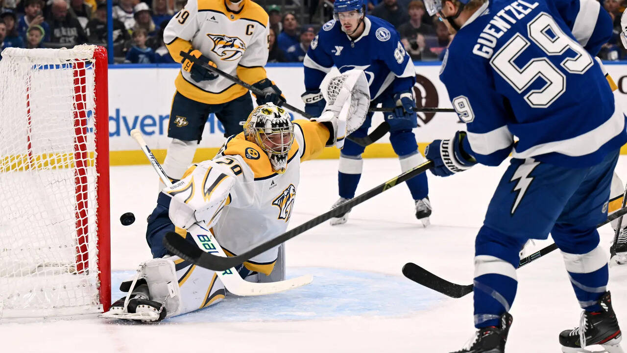 Jake Guentzel's goal and two assists propel Lightning to victory over ...