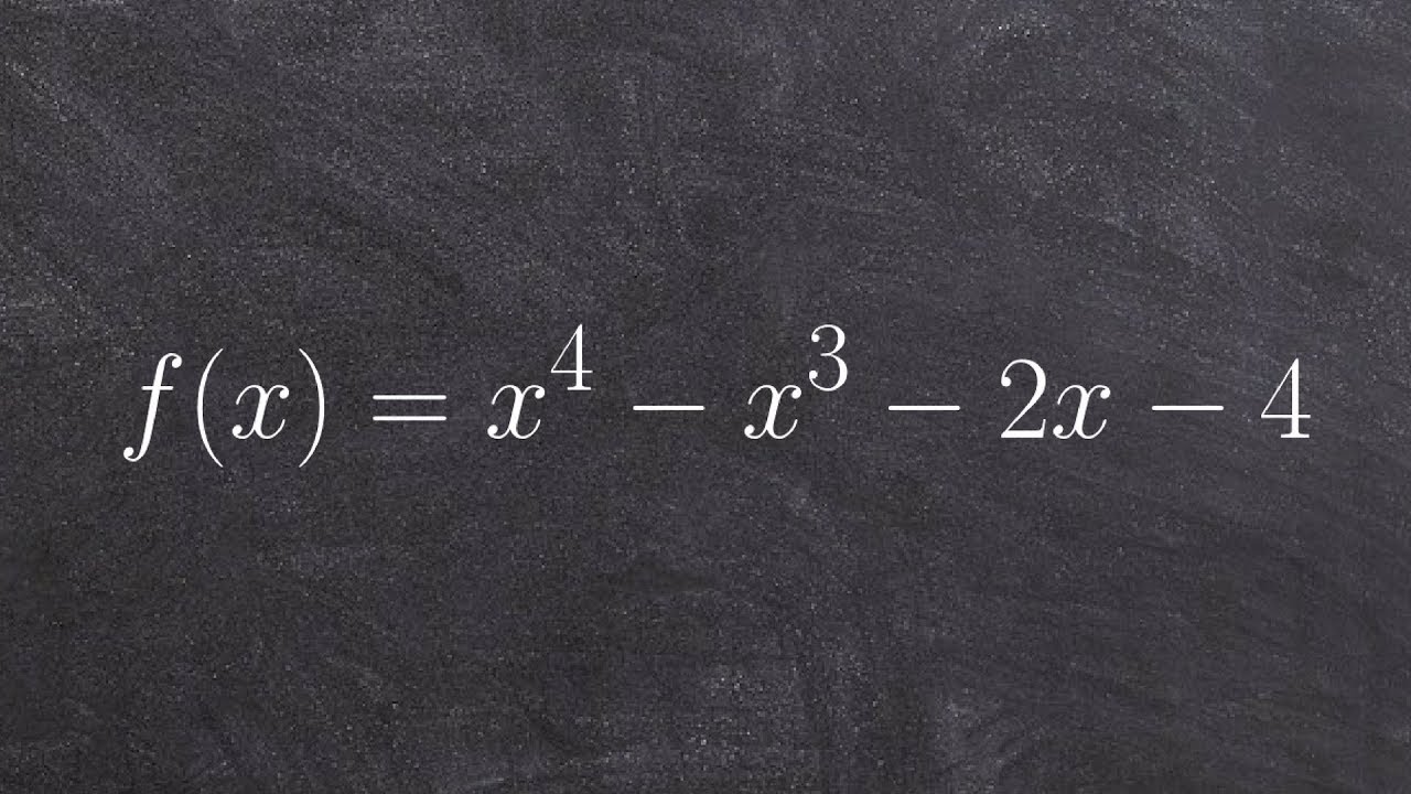 Learn how to synthetically divide twice to find all the zeros of the ...