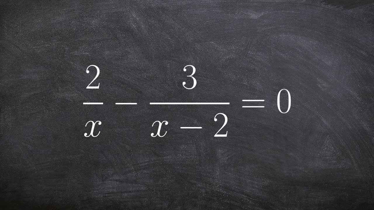 How to use the LCD to help us solve a rational equation