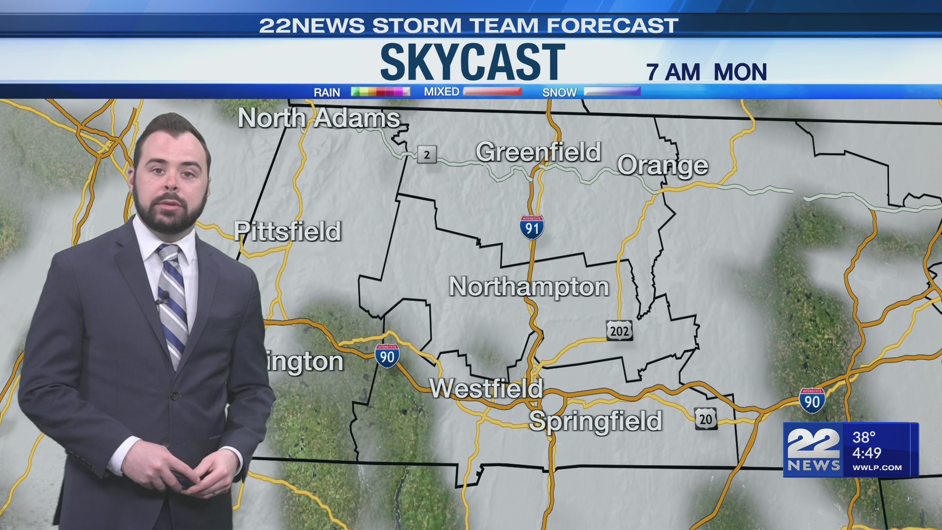 Monday's weather forecast 3/30/26