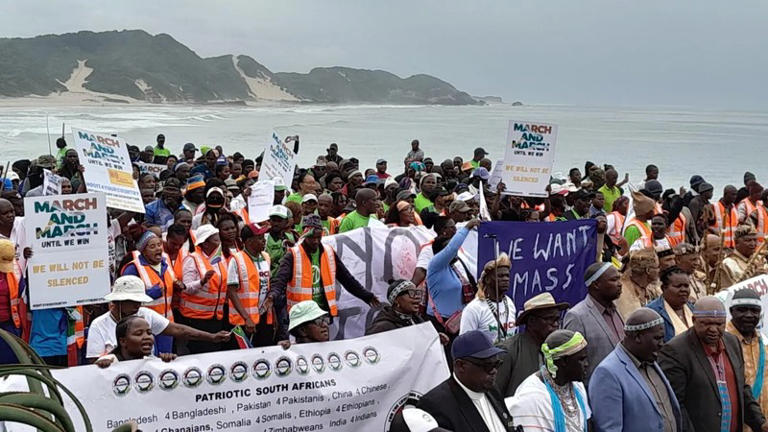 Protest erupts in Eastern Cape after 'Nigerian man crowned king'