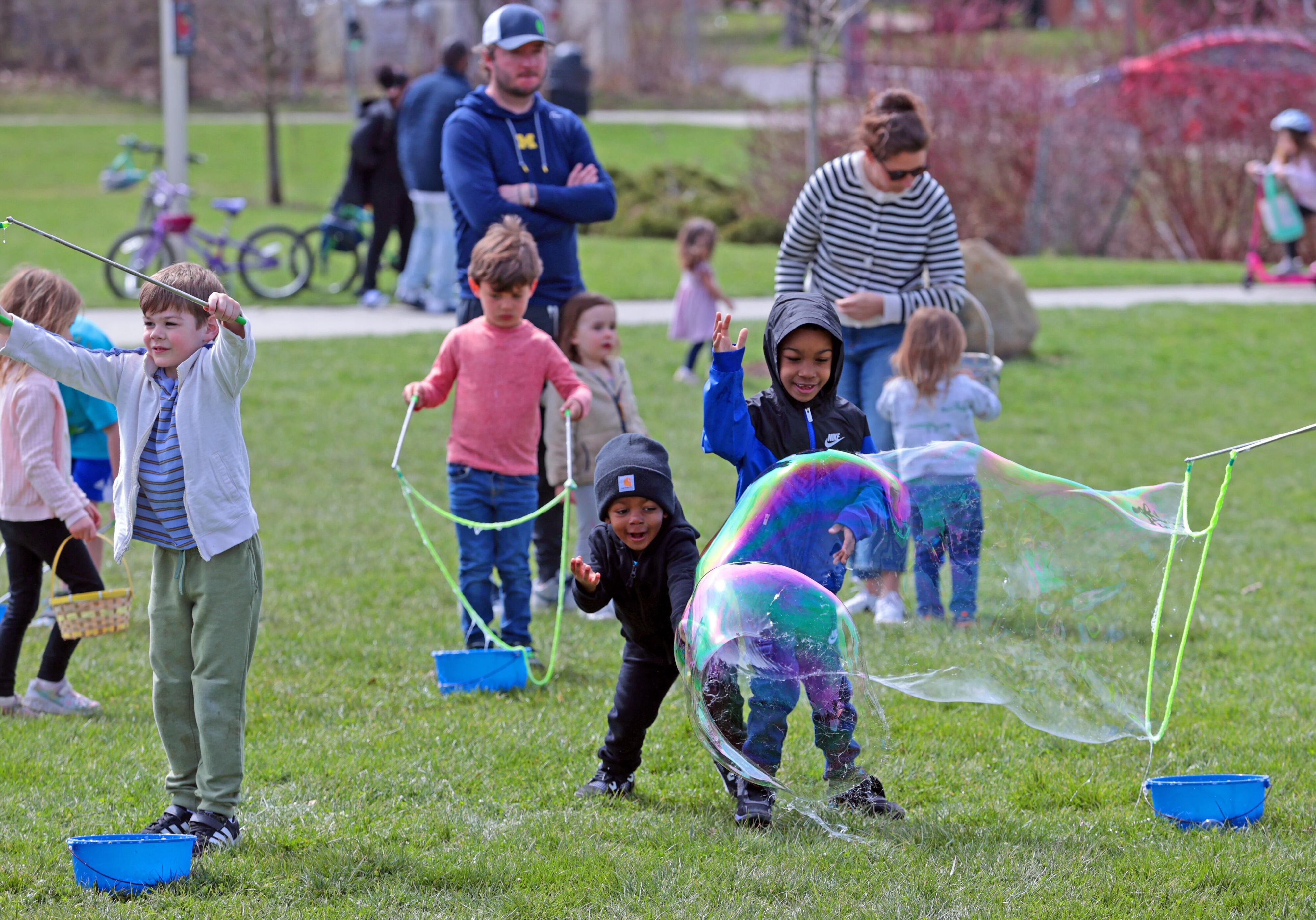 University Heights inaugural Easter egg hunt sees major turnout