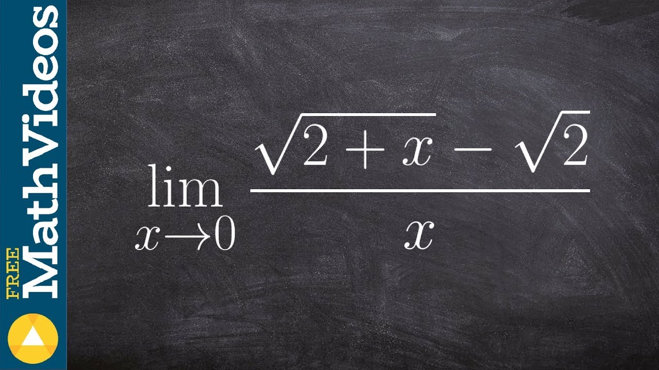 Rationalizing the radical to evaluate the limit