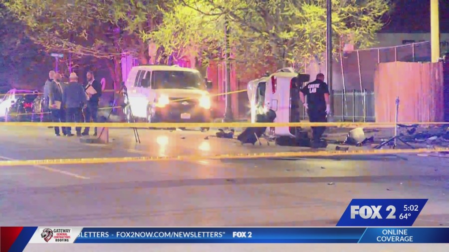 Man found shot, killed in crashed vehicle in south St. Louis