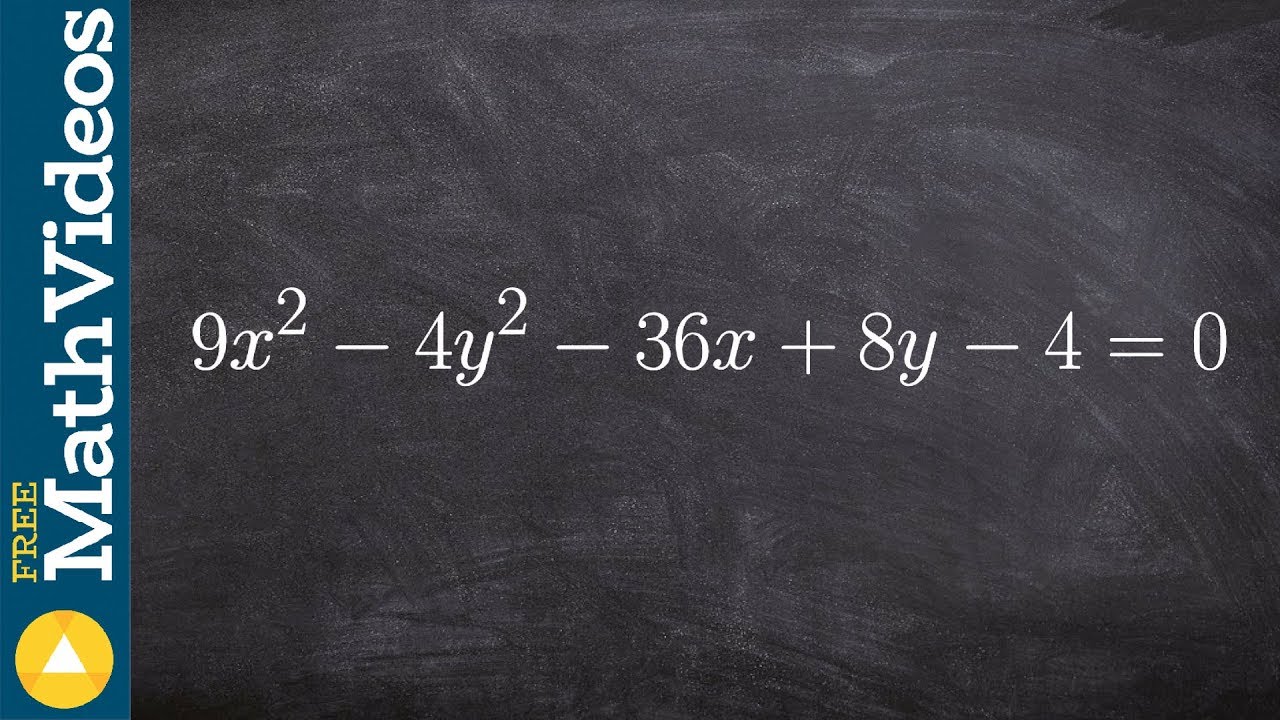 Learn how to sketch the graph of a hyperbola in general form