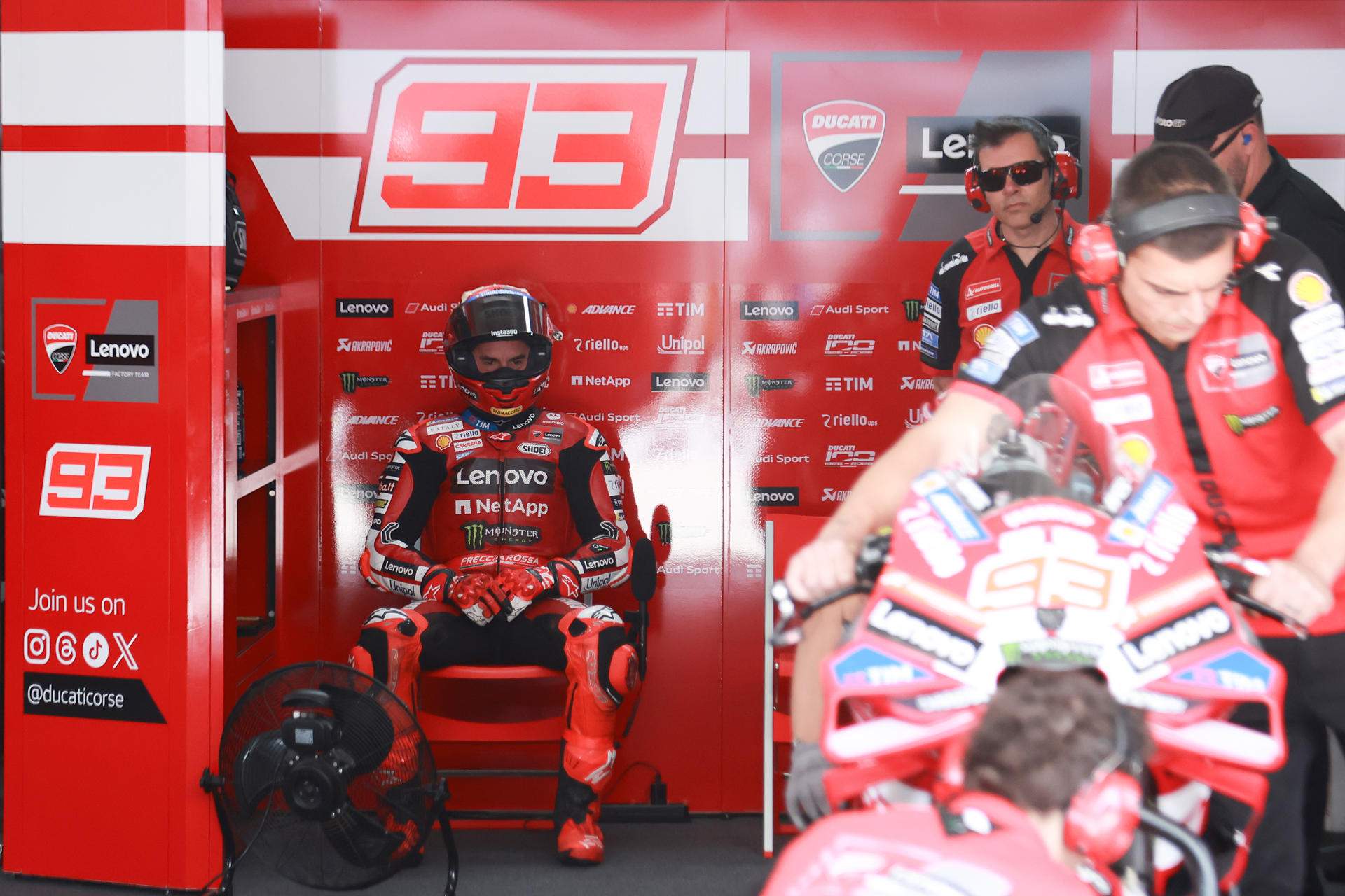 Marc Márquez ha reconocido a Ducati que su brazo no está curado