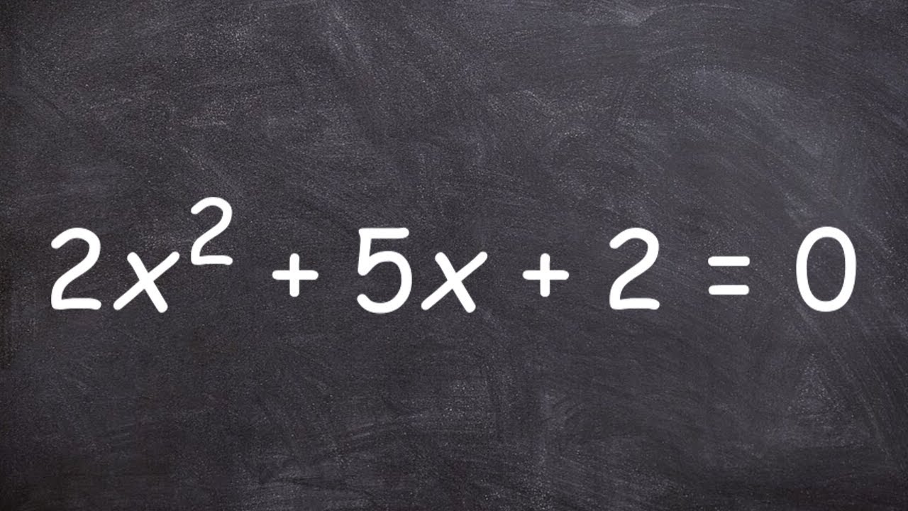 Quadratic equations | Solve by factoring | Free math videos