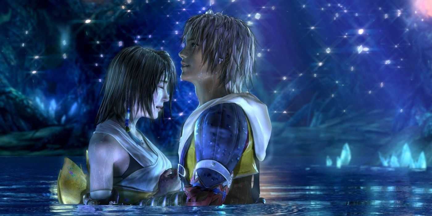 Yuna and Titus in Final Fantasy X.
