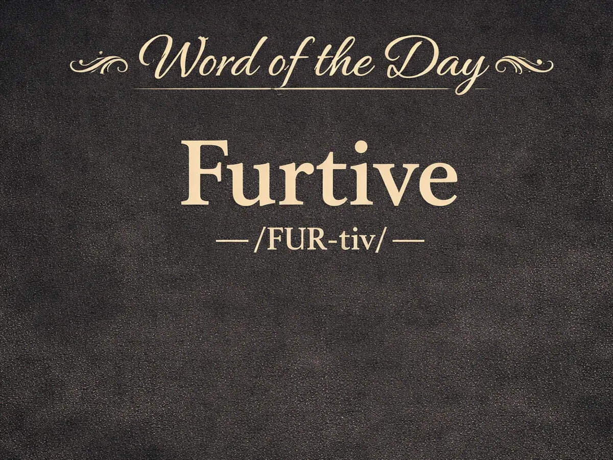 Word of the day: Furtive
