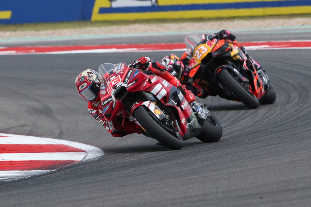 Marc Marquez says his MotoGP rivals 'increase the intensity' when they ...