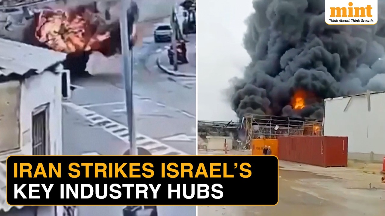 Iran Strikes Israels Key Industrial Sites Expands Attacks To Gulf As ...