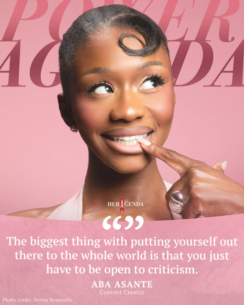 A peek inside her agenda: Aba Asante