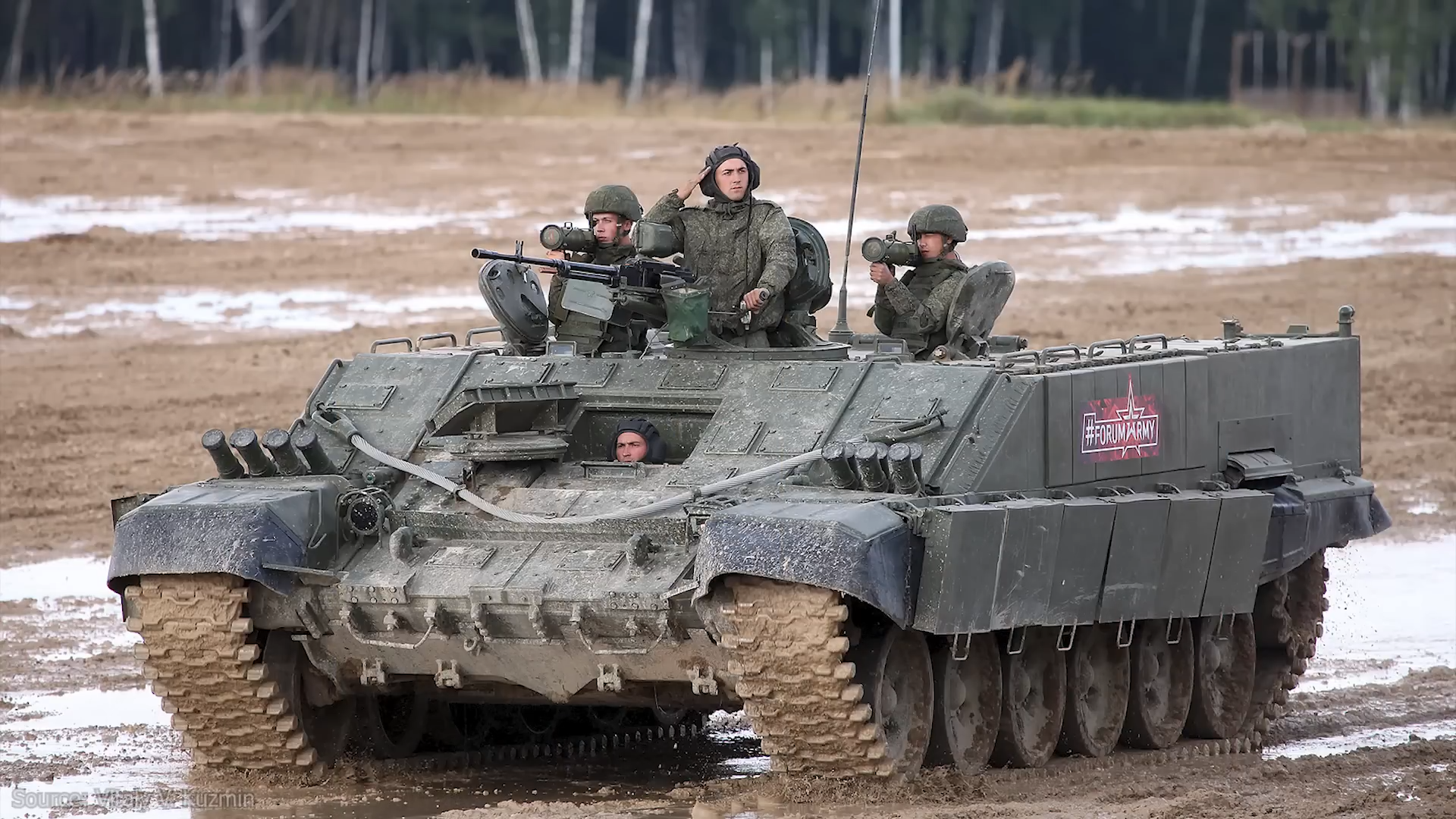 This tank was never meant to carry troops - but it had to adapt