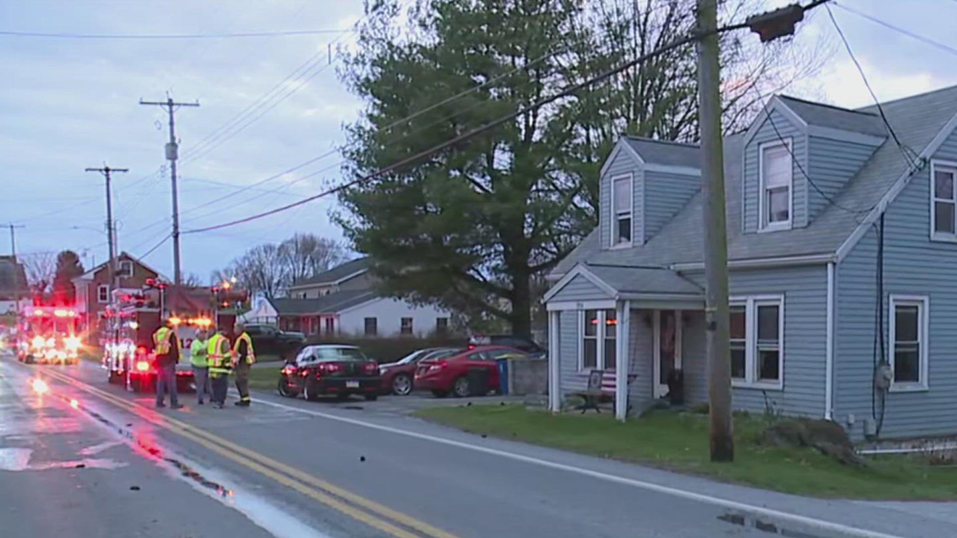 Emergency crews respond to house fire in North Codorus Township