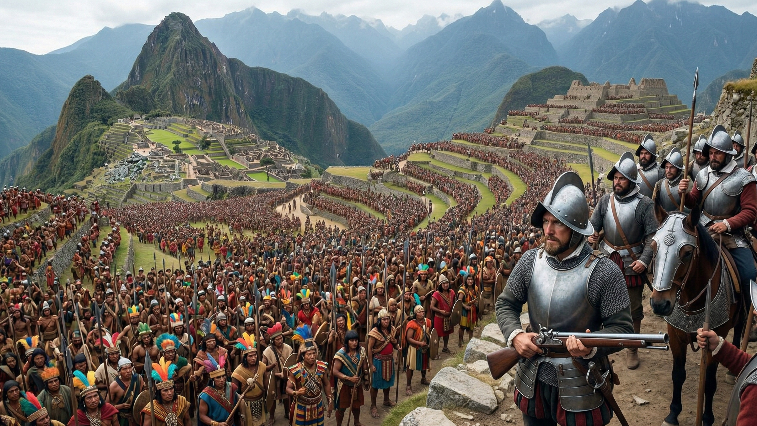 Cómo solo 200 soldados derrotaron a todo el Imperio Inca