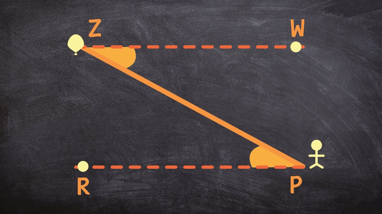 How to determine the angle of elevation and angle of depression