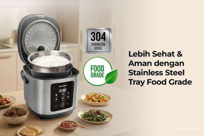 Polytron Luncurkan Rice Cooker Rendah Karbo, Tepat untuk Gaya Hidup Sehat
