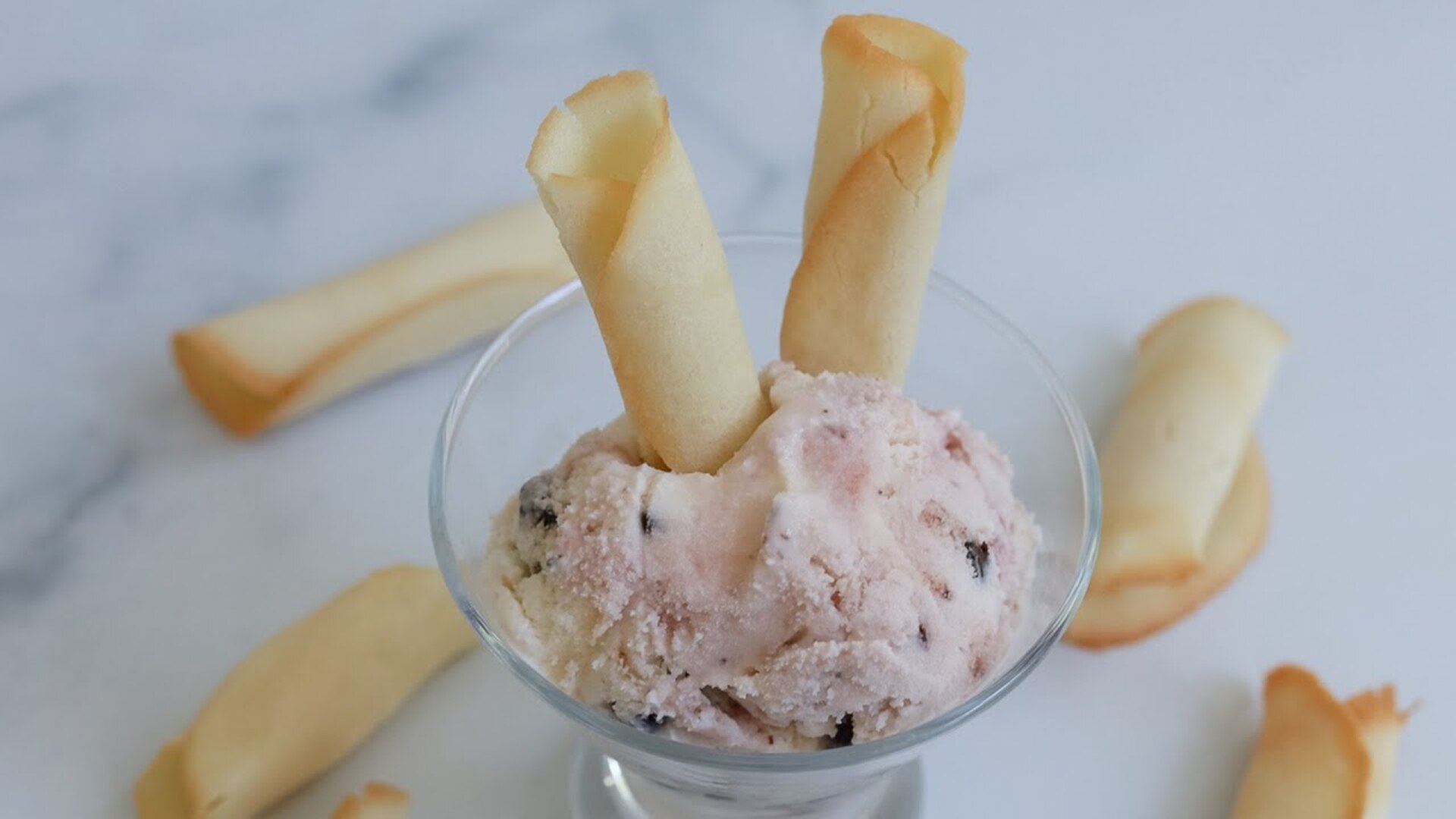 Classic crisp vanilla tuile recipe