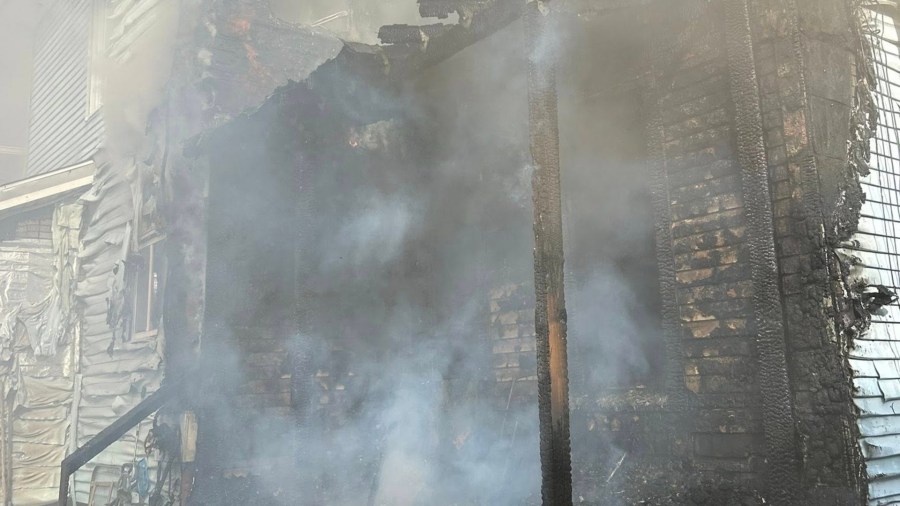Crews put out two-alarm house fire in Holyoke